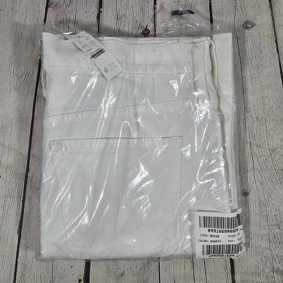 J. Crew Wide-leg denim trouser in white 31 NWT - Picture 13 of 13